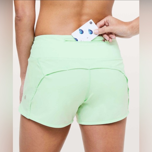 LULULEMON Run Times Short II *4" - Misty Mint - W7AKXS - Sz 4 - Picture 4 of 9